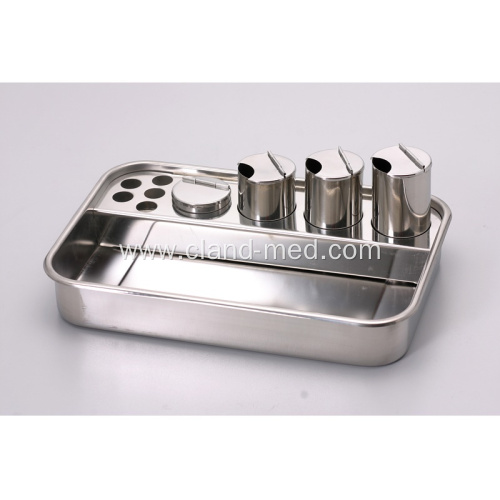 Stainless Steel Treatment Medical Hospital Emergency Tray Pill Dispensing Tray